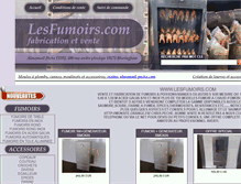 Tablet Screenshot of lesfumoirs.com